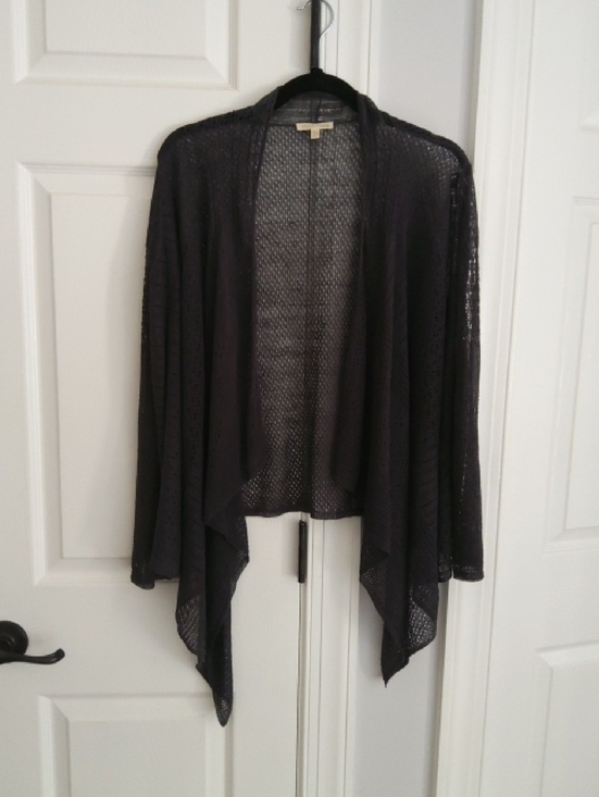 Eileen Fisher Sweaters - EILEEN FISHER💥Nwot💥Charcoal Gray Open-Front Knit Cardigan